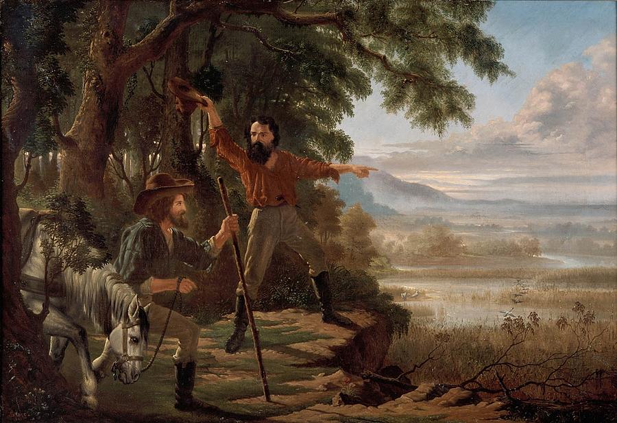 Arrival of Burke and Wills at Flinders River Digital Art by MotionAge Designs