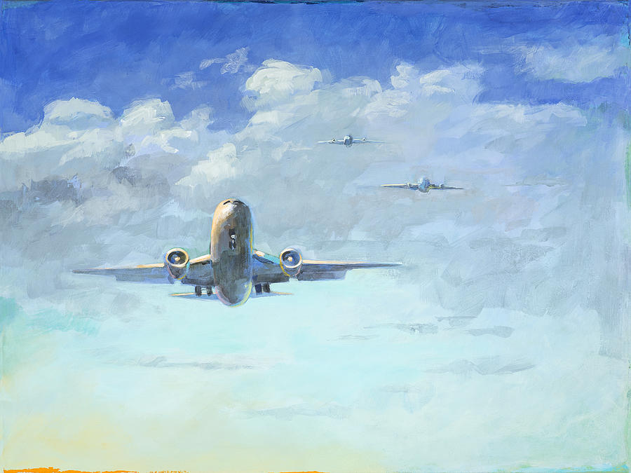 Arrivals #1 Painting by David Palmer
