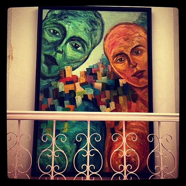 Art At The Blue Door Cafe! Photograph by Vikram Singh