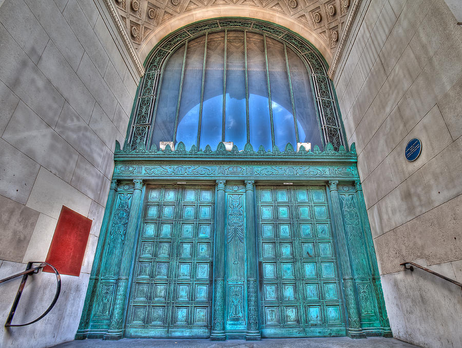 Art Deco Door Photograph by B Cash