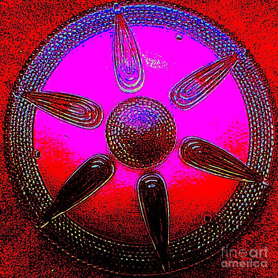 Art Deco Mandala Alien Extraterrestrial UFO Digital Art by Peter Ogden