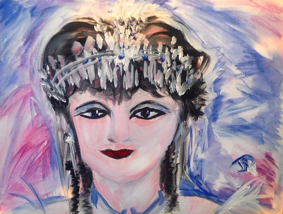 Art Deco Queen Painting by Judith Desrosiers