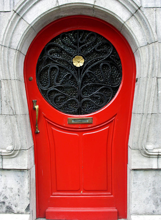 Art Nouveau Door Photograph by Gerry Bates