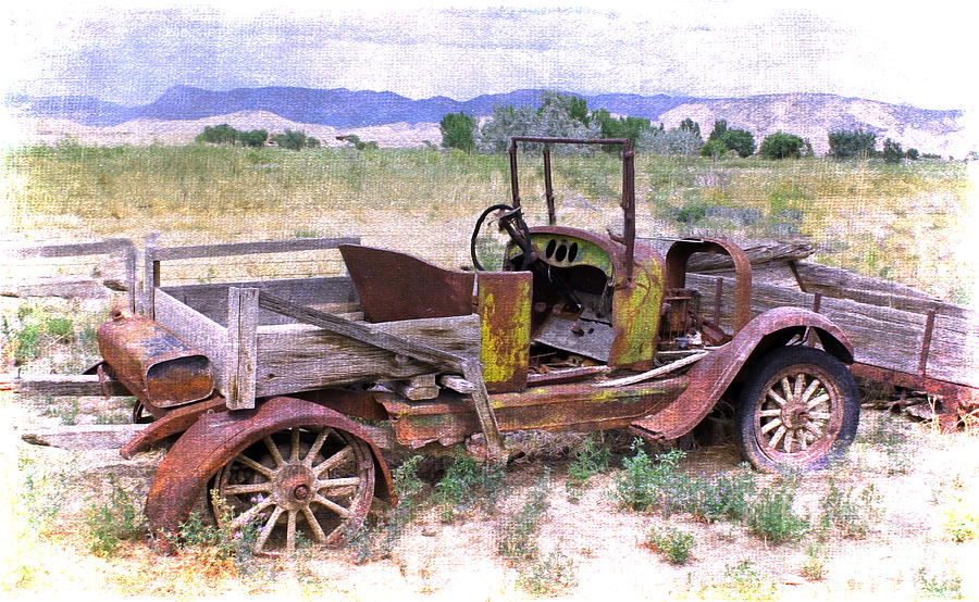 Car Photograph - Art of the Old West  Model T by Janice Pariza