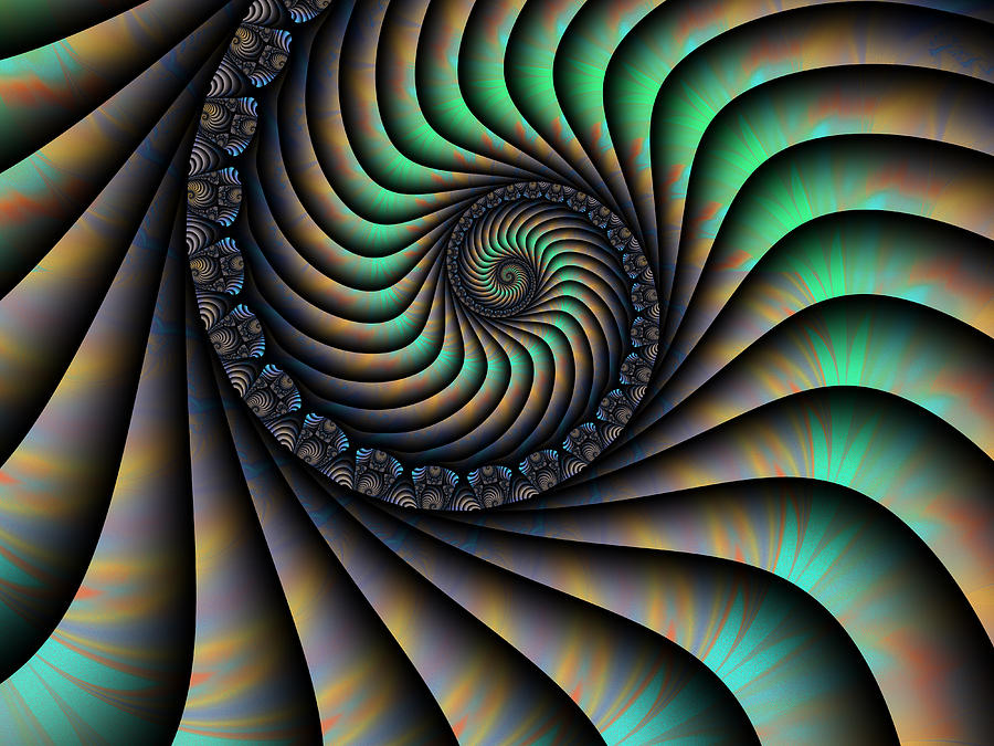 Art on a Spiral Digital Art by Gabiw Art