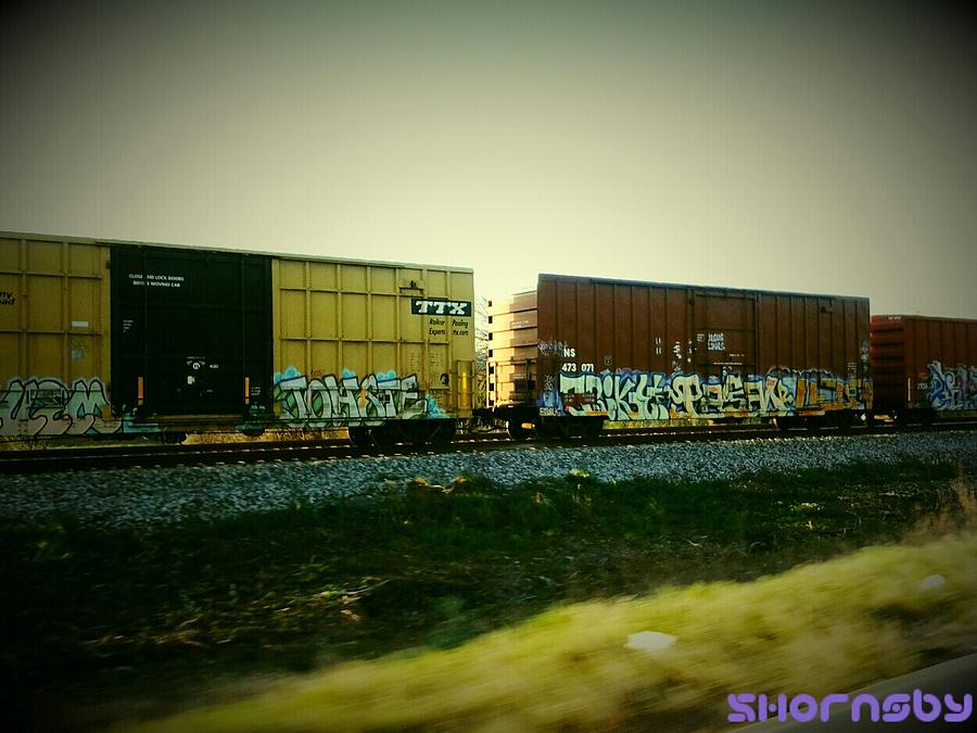 Train Photograph - Art Travels by Samantha Hornsby