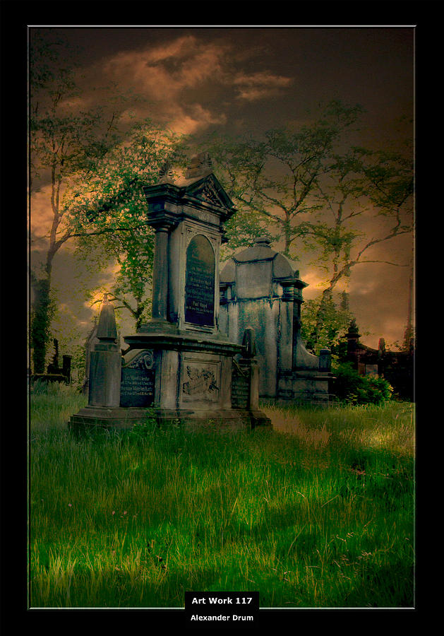Angel Photograph - Art Work 117 cemetery II by Alexander Drum