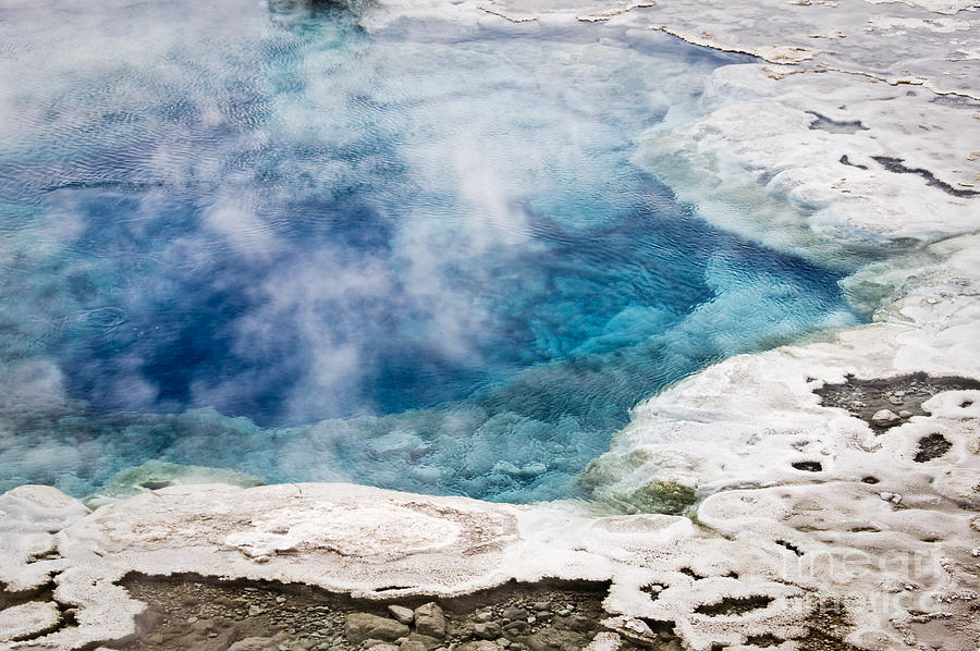 Artemisia geyser, Yellowstone National Park Photograph by Delphimages Photo Creations