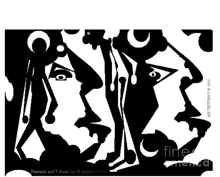Artphabet Digital Art by Pwavarts T-Rasta Artphabet Digital Art by Pwavarts T-Rasta