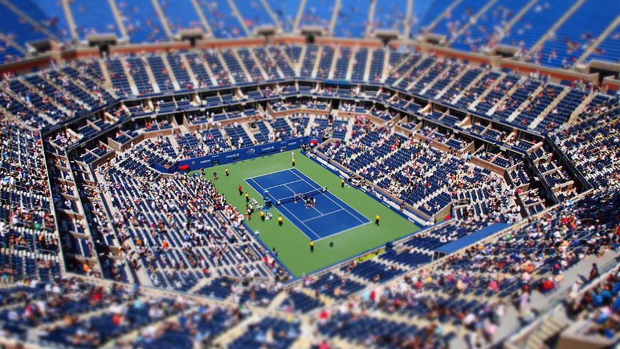 Tennis Photograph - Arthur Ashe Stadium from High Angle by Mason Resnick