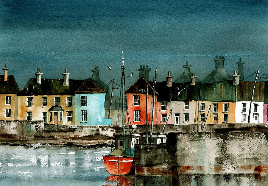 Arthurstown Wexford Painting by Val Byrne