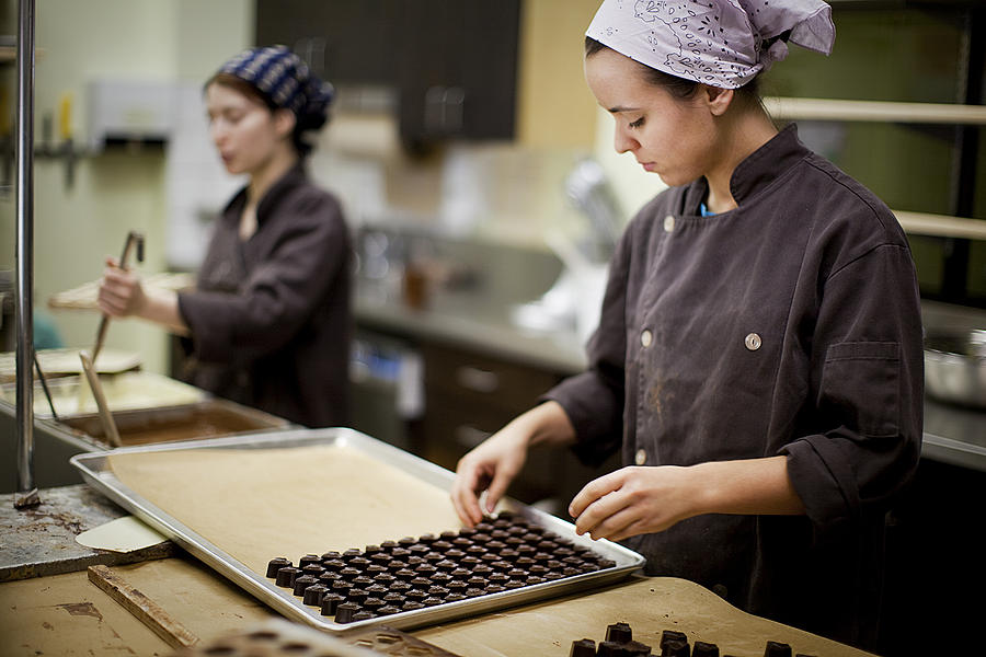 Artisanal chocolate production Photograph by Twohumans
