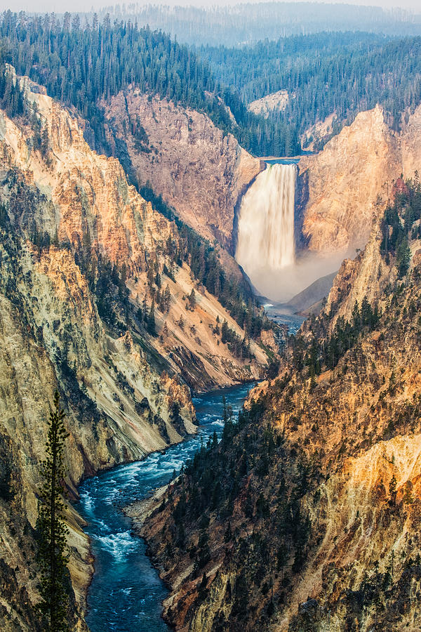 Yellowstone National Park Photograph - Artist Point in Yellowstone by Andres Leon