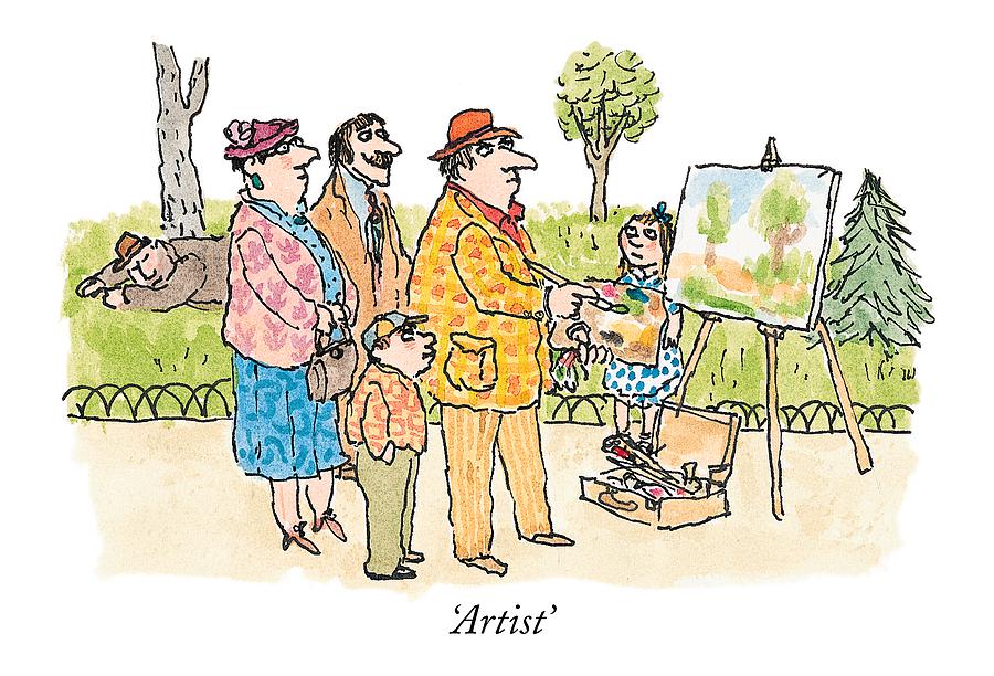 Parks Drawing - artist by William Steig