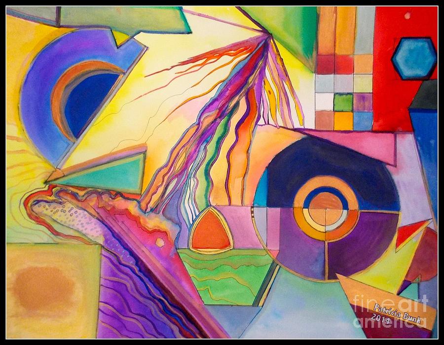 Artistic Calculations Painting by Patricia Bunk - Fine Art America