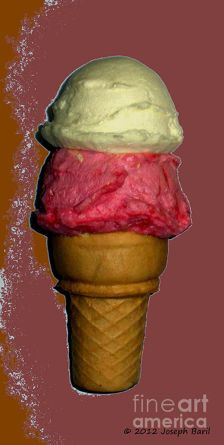 Artistic Ice Cream Cone Photograph by Joseph Baril