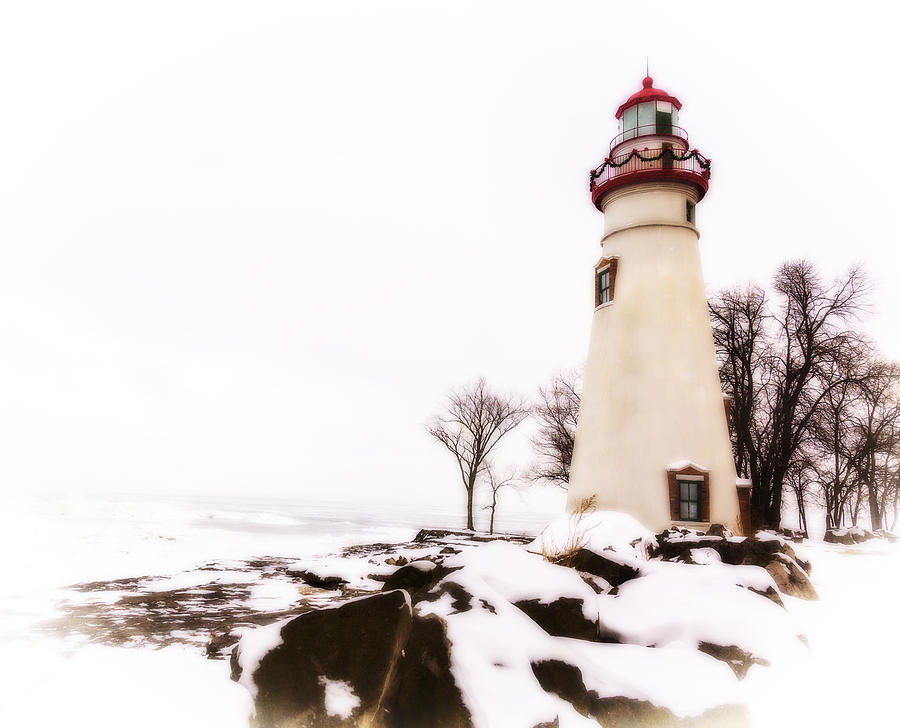 Lighthouse Photograph - Artistic Marblehead Lighthouse by Jack R Perry