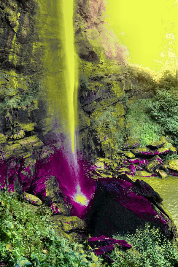 Nature Photograph - Artistic Toccoa Falls by James Potts