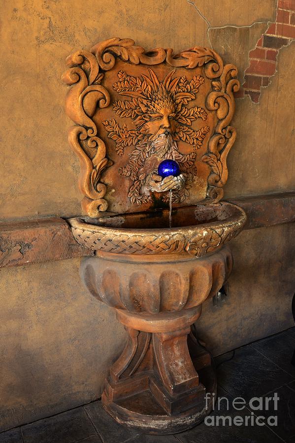 Artistic Water Fountain Photograph by Bob Sample