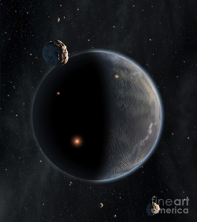 Artists Concept Of An Earth-like Planet Digital Art