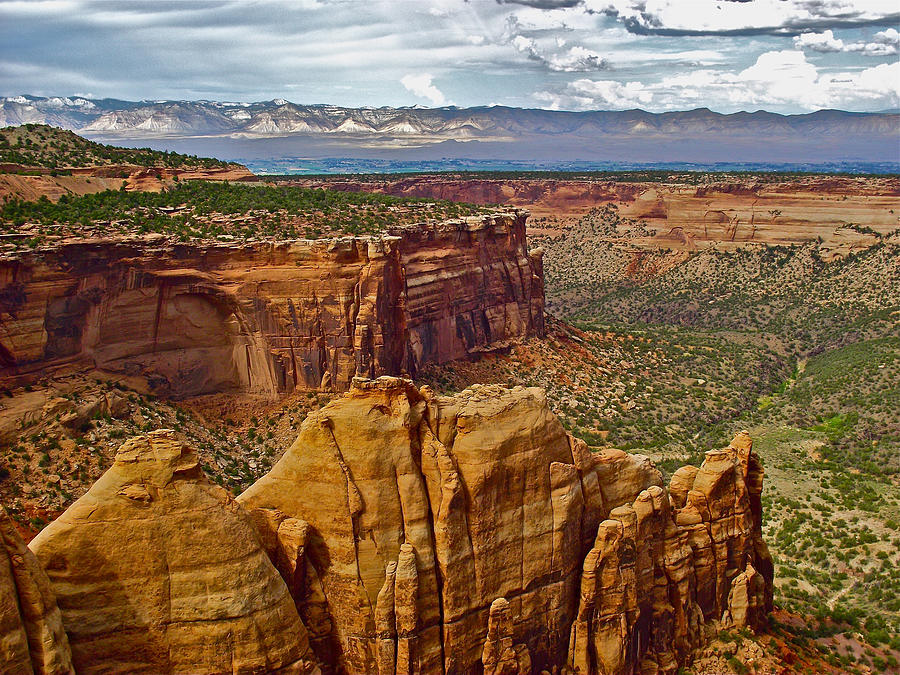 Artists Point in Colorado National Monument near Grand Junction, Colorado #1 Photograph by Ruth Hager
