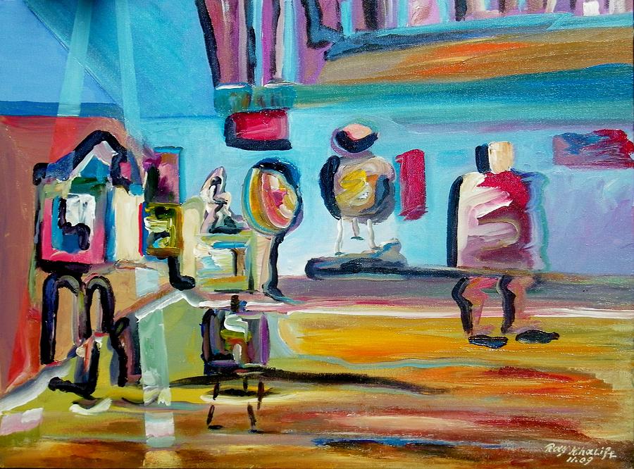 Artists Studio Painting by Ray Khalife