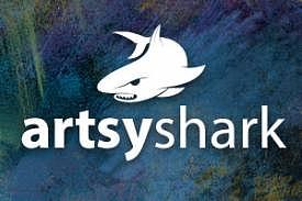 Art Marketing Digital Art - Artsy Shark by Carolyn Edlund