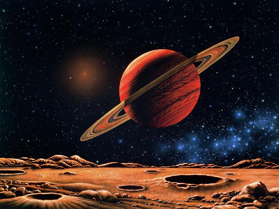 Artwork Of Lalande 21185 Planetary System Photograph by Lynette Cook/science Photo Library
