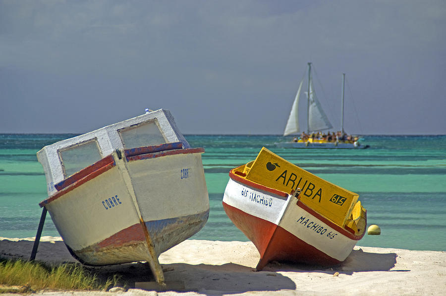 Aruba boating  Photograph by Dennis Cox
