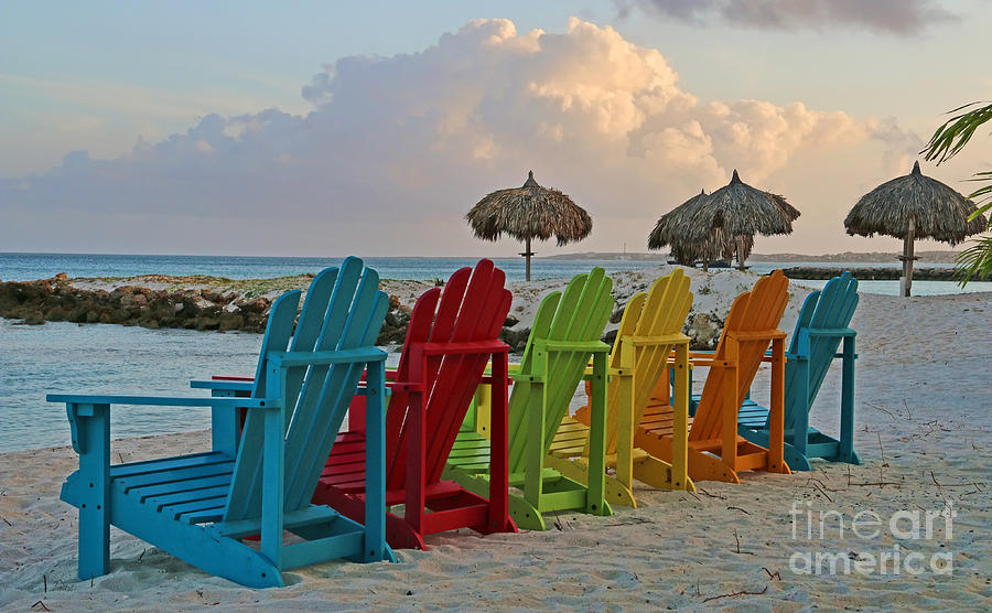 Aruba Chairs 0749 Photograph by Jack Schultz