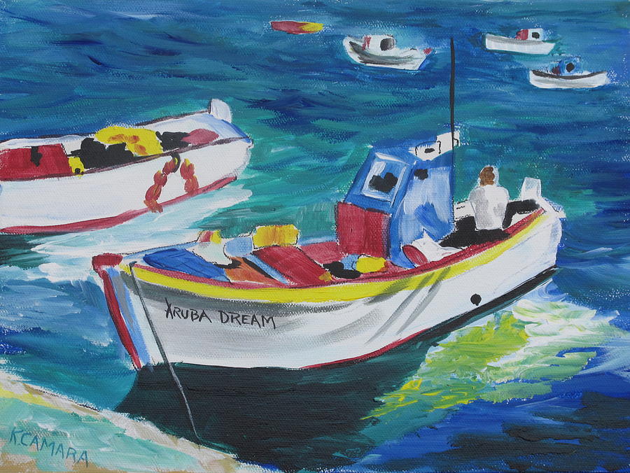Aruba Dream Painting by Kathie Camara