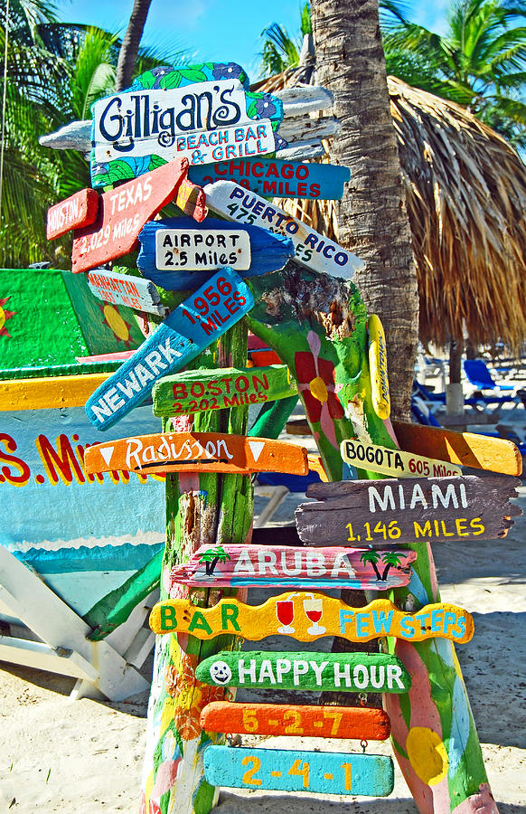 Aruba Fun Signs Photograph by Caroline Stella