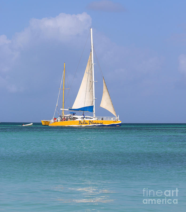 Aruba Photograph - Aruba Sailboat 1091 by Jack Schultz