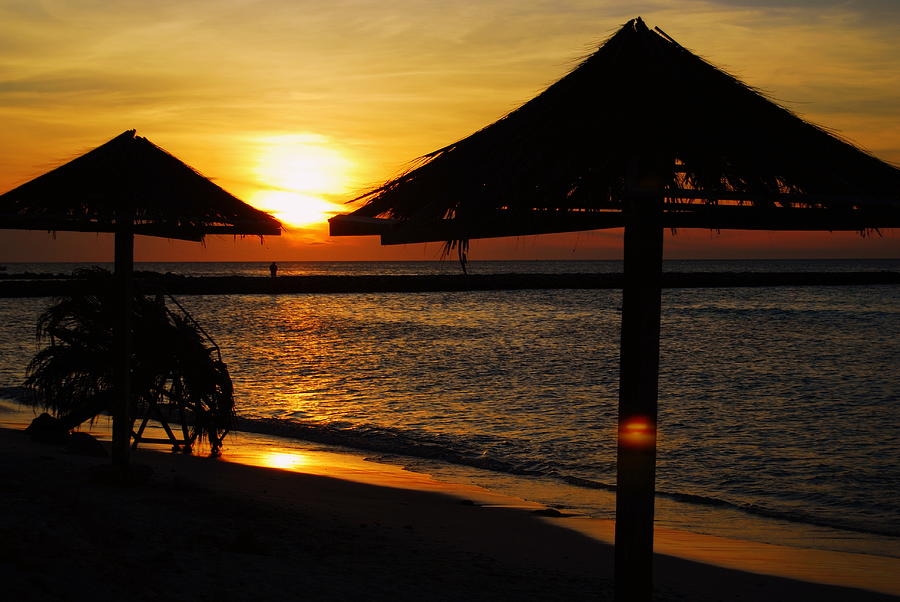 Aruba Sunset Photograph by Caroline Stella