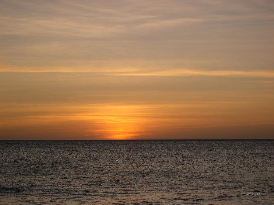 Sunset Photograph - Aruban Sunset by WindwardArt Galleries