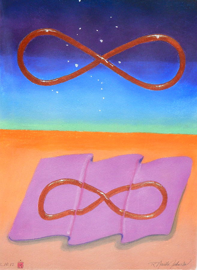 Infinity Mixed Media - As Above So Below by R Neville Johnston