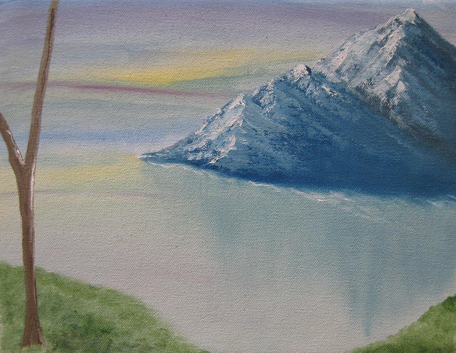 Winter Painting - As Big As The Mountain by Sayali Mahajan