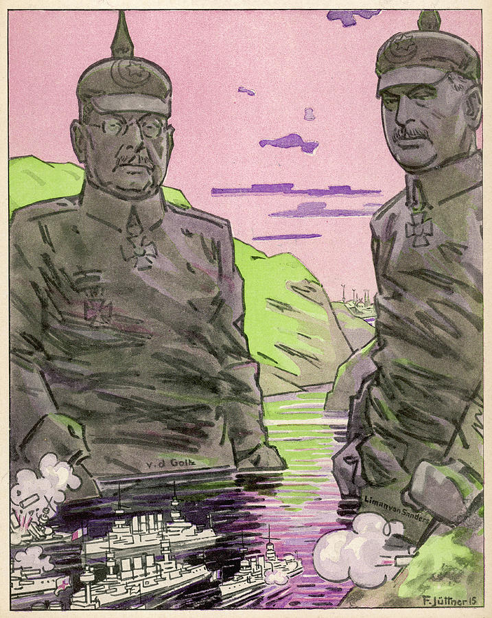 As The Allies Approach The Drawing by Mary Evans Picture Library Fine