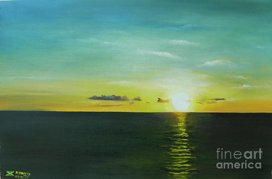 As the Sun Goes Down Painting by Kenneth Harris