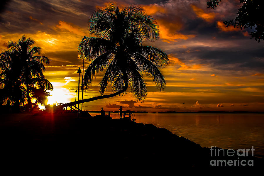 Sunset Photograph - As the Sunsets by Rene Triay FineArt Photos