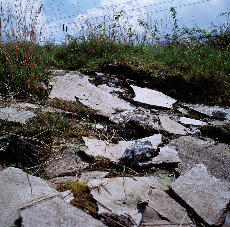 Asbestos Landfill Site Photograph by Robert Brook/science Photo Library