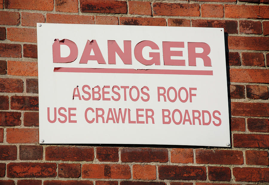 Asbestos Warning Sign Photograph by Public Health England