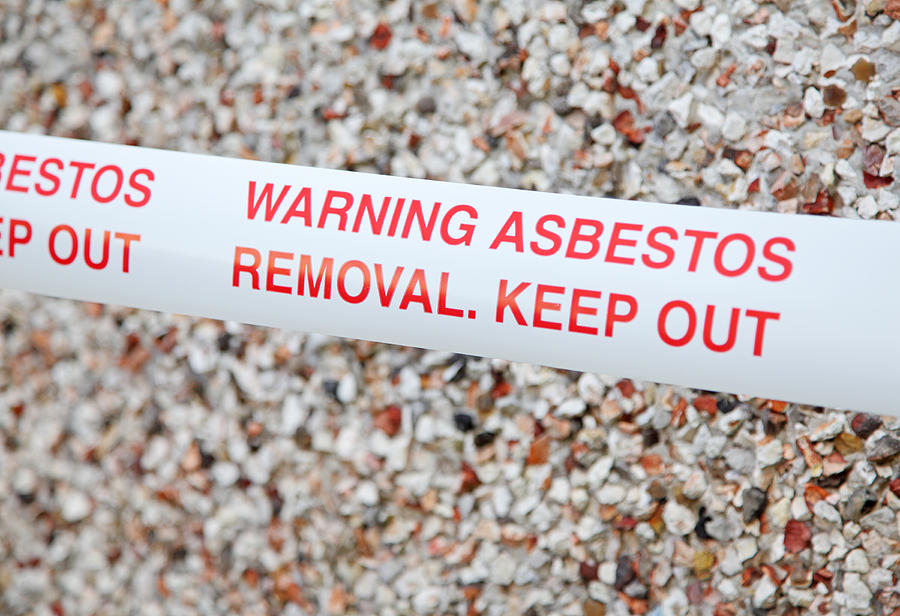 Asbestos Warning Tape Photograph by Shank_ali
