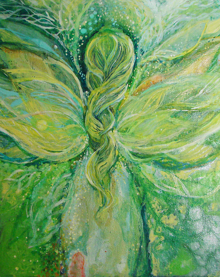 Angel Painting - Ascend by Ashleigh Dyan Bayer