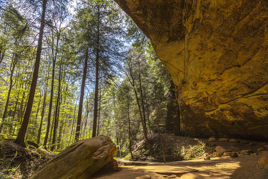 Akron Photograph - Ash Cave by Jack R Perry