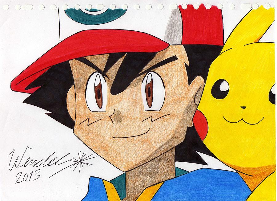 How To Draw Ash Ketchum | Pokemon - Easy Step By Step - YouTube