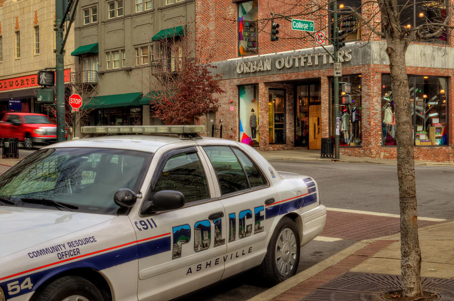 Mountain Photograph - Asheville PD Car 54 by Greg and Chrystal Mimbs