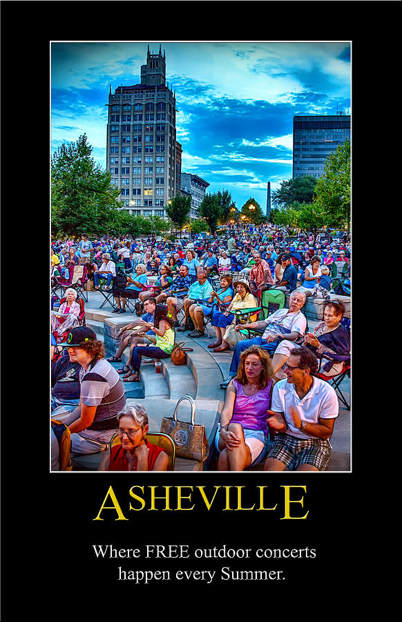 Asheville Shindig Poster Digital Art by John Haldane