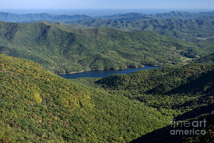 Mountain Photograph - Asheville Watershed in the Blue Ridge Mountains by David Oppenheimer