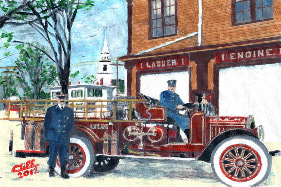 Ashland Ladder 1 Painting by Cliff Wilson